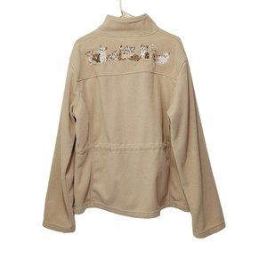 Jacket with Embroidered Kittens Fleece Women's 2X The Bradford Exchange